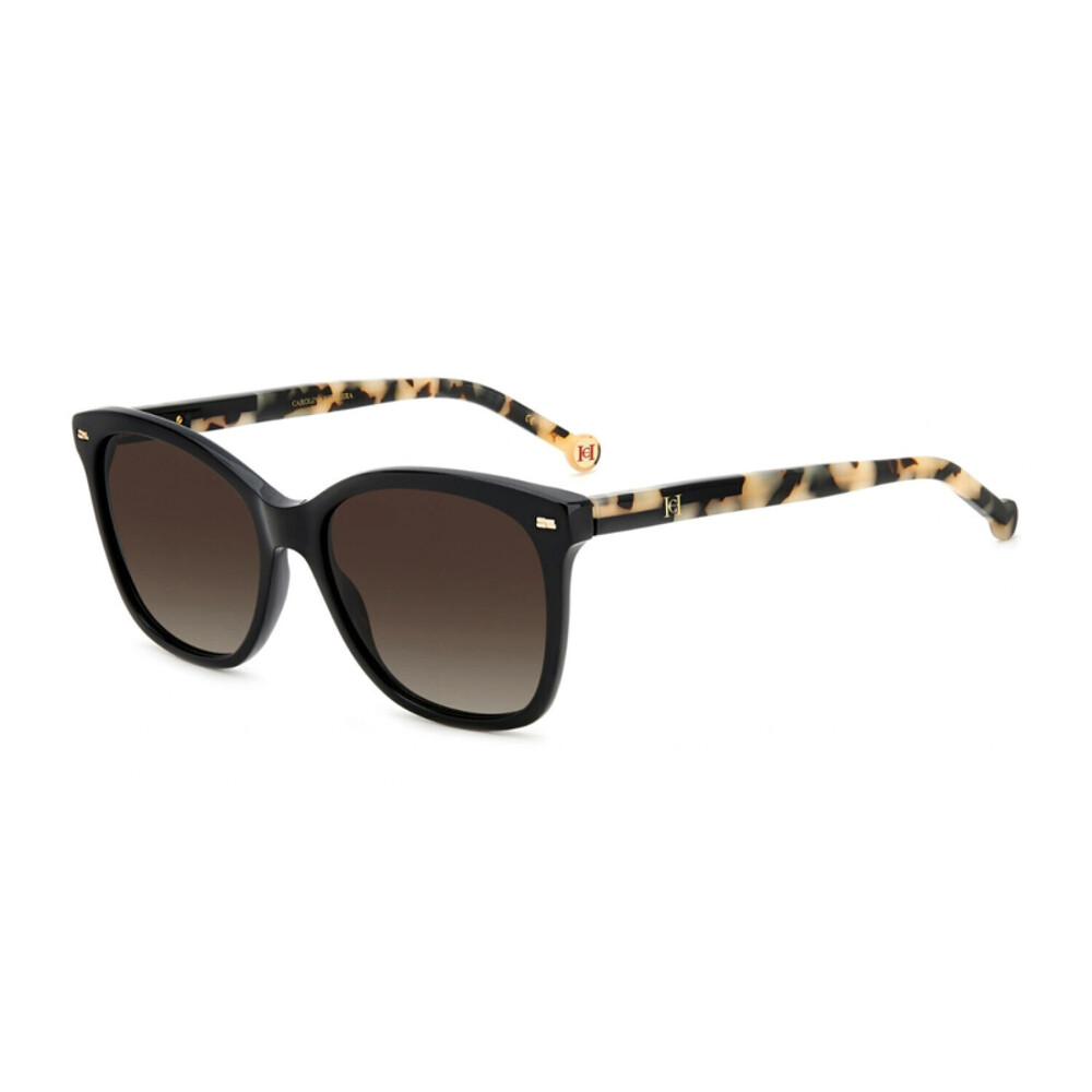 NEW Carolina Herrera HER 0137/S 0WR7HA Black Sunglasses authentic